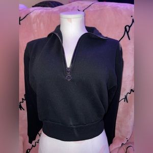 Victorias Secret on point half zip blinged pullover